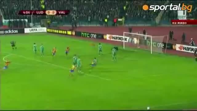 След уникален карък Лудогорец разгромен от Валенсия пред 42 000 зрители