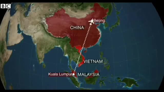 Самолетна катастрофа над Китай или Боинг 777 е бил Откраднатн на 8 март 2014 Malaysia Airlines - Kuala lumpur to South China