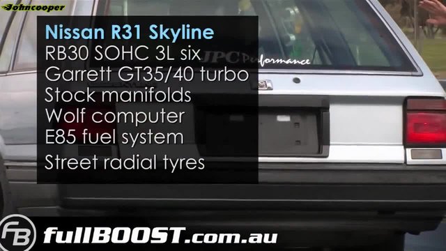 Nissan Skyline R31 Rb30 Turbo