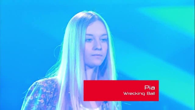 Pia - Wrecking Ball _ The Voice Kids 2014 Germany _ Blind Audition