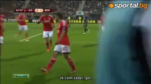 АЗ Алкмаар Бенфика 0:1 03.04.2014 1/4 Финал На Лига Европа