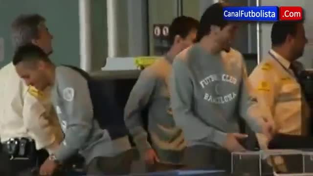 Вижте как претърсват Меси