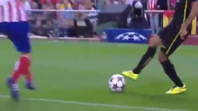 Неймар показа невероятнатa си техника срещу Атлетико М