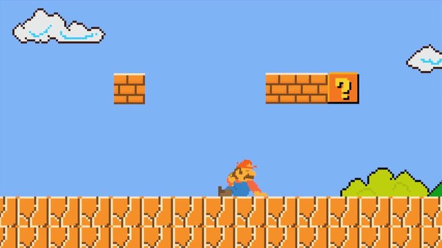 Какво наистина ще се случи с Марио ако скочи и удари тухла ?