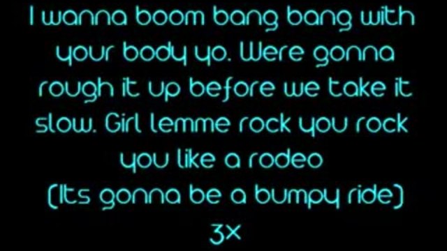 Mohombi - Bumpy Ride + Lyrics