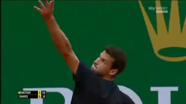 16.04 Григор Димитров победи Алберт Рамос и се класира на 1,8-финалите в Монте Карло