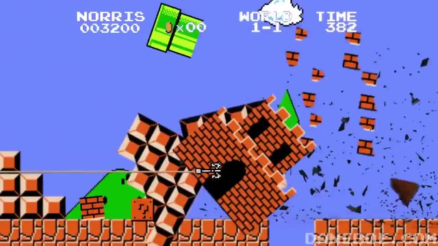 Chuck Norris vs. Super Mario Bros - Да паднеш от смях!