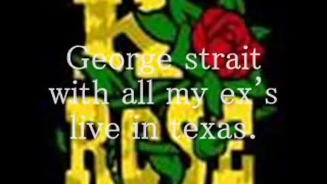 George Strait - All My Ex Is Live In Texas
