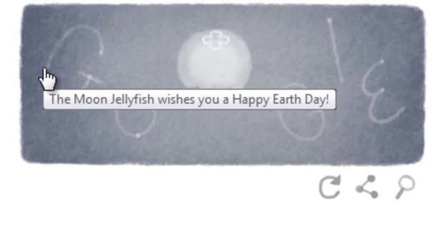 Колибри Ушата Медуза Торен Бръмбар за Денят на Земята в Google logo! Earth Day 2014