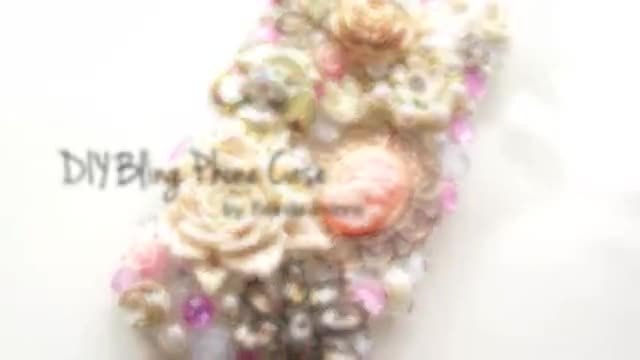 DIY Cute Bling Deco Phone case