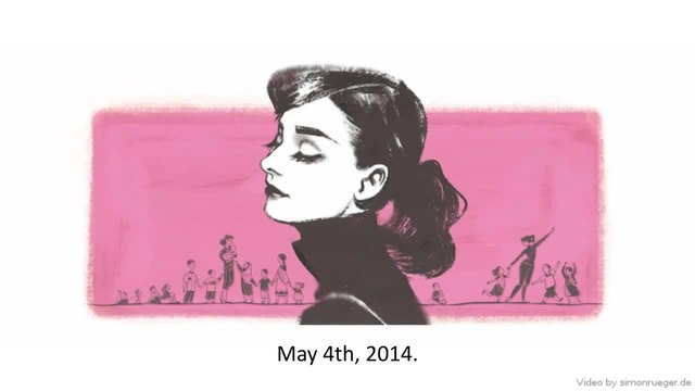 Одри Хепбърн (Audrey Hepburn) безсмъртната принцеса на Холивуд в Google 2014