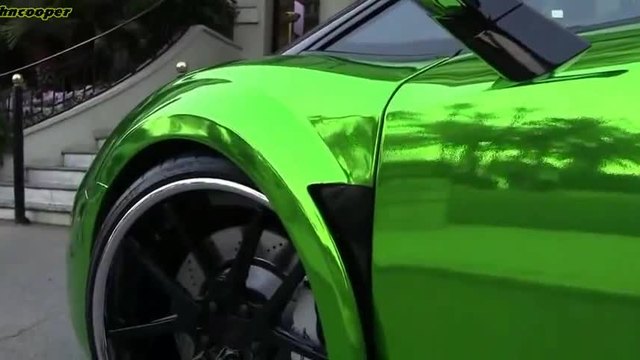 Green Chrome Lamborghini Gallardo Prior Design