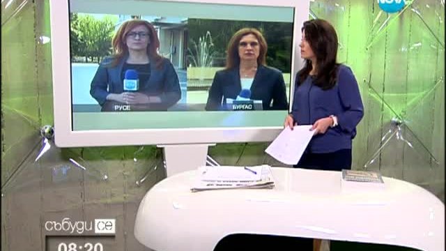 Изборният ден в Русе: Тази сутрин едва няколко души бяха отишли до урните, за да подадат своя глас - Новините (25.05.2014)