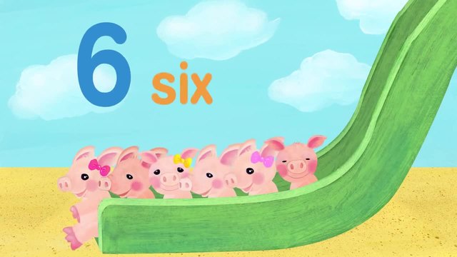 Песента на цифрите - Детски образователни песни за деца (На английски)
