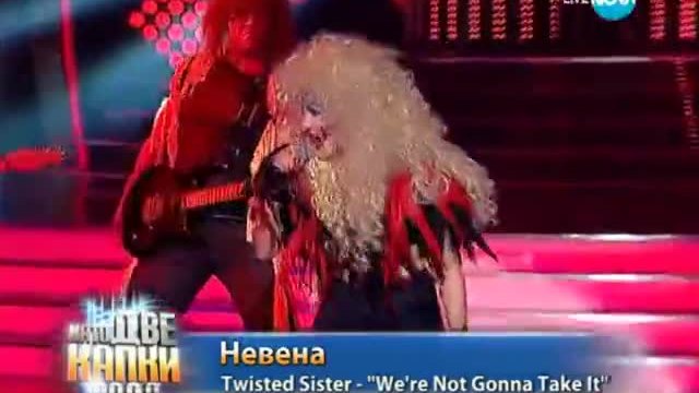 Невена Бозукова като Dee Snider | Като две капки вода (02.06.2014 г)