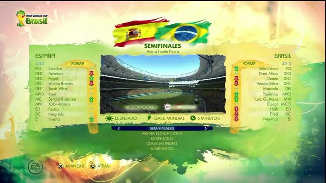 FIFA 2014 World Cup Final España vs Brasil