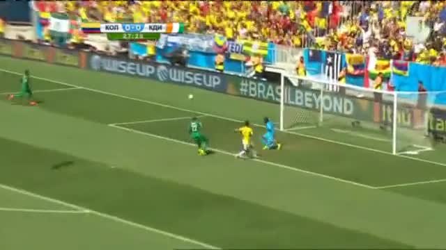 Колумбия Кот д`Ивоар 2:1 / Световното Първенство По Футбол 2014 Бразилия