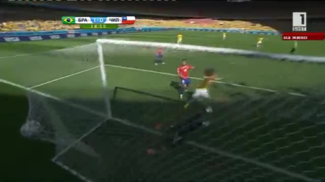 Бразилия е на 1/4 Финал След 3:2 Над Чили / Световното Първенство По Футбол 2014 Бразилия