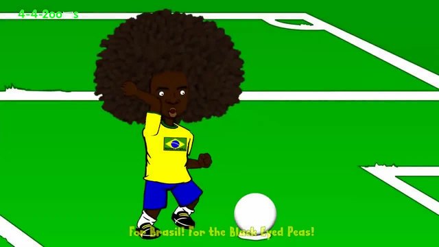 Анимации за световното: Бразилия 1 - 1 Чили (3-2 след дузпи)