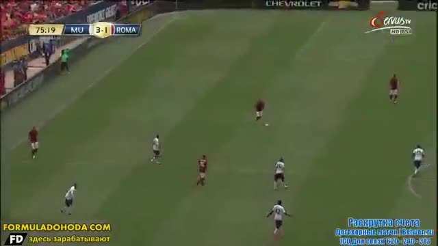 Фантастичен гол на Пянич от над 60 метра срещу Ман Юнайтед ! 26.07.2014
