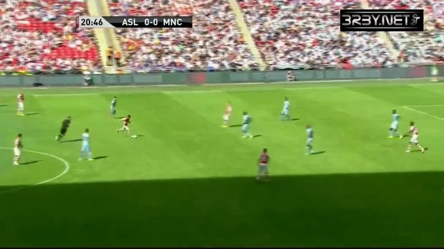 Арсенал - Манчестър Сити 3:0 Къмюнити Шийлд  (10.08.14 ) Всички голове