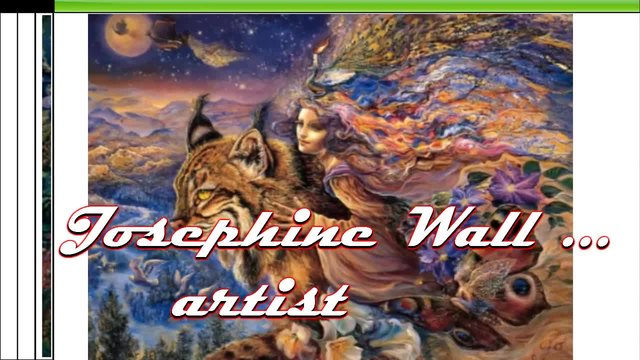 Мистичните картини на Josephine Wall ... ...(harp music) ... ...