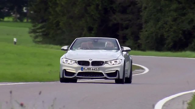 BMW M4 Convertible. Driving Scenes