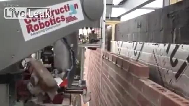 Създадоха робот за зидария