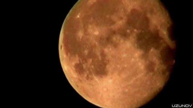 Заснемане на Луната на забързан кадър - ТЕСТ Видео