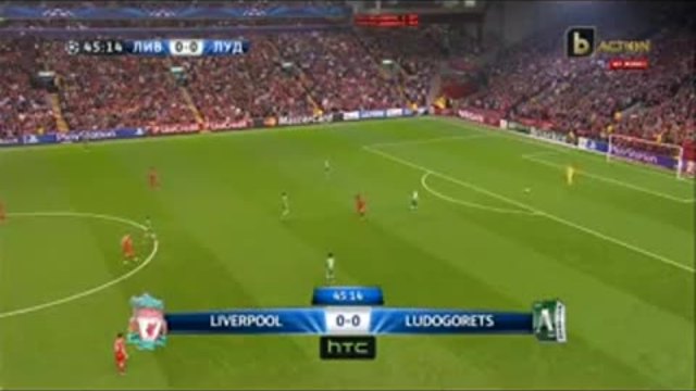 Ливерпул -Лудогорец 16.09.14 2-2 Liverpool - Ludogorets