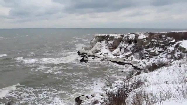 Камен Бряг през зимата (Kamen Bryag, Bulgaria) Winter Black Sea