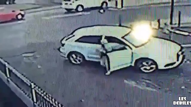 Жена срещу крадец на коли!