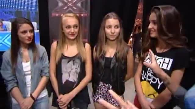X Factor (02.10.2014) Кристиана, Кристина, Михаела и Славена