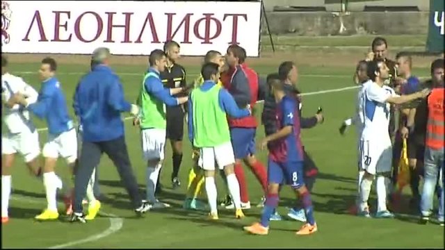 Меле между играчите на Марек и Левски