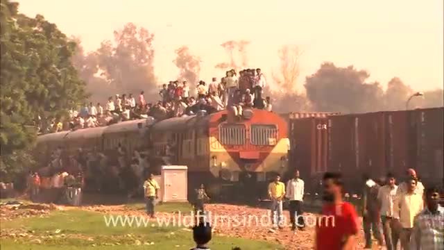 Как се пътува с влак в Индия...ето това е голям смях!