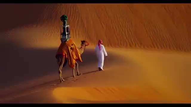 Невероятно красиво! Google монтира камера на камила за разходка сред пустинята
