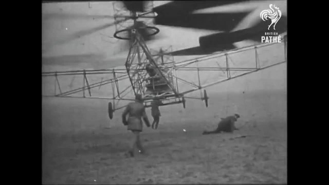 Първите хеликоптери - архивни кадри