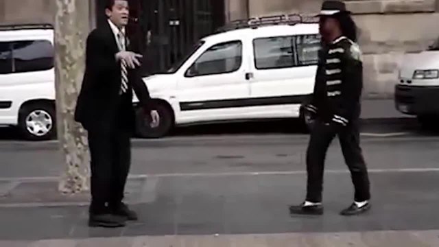 Michael Jackson Impersonator  Missionary Busts A Move