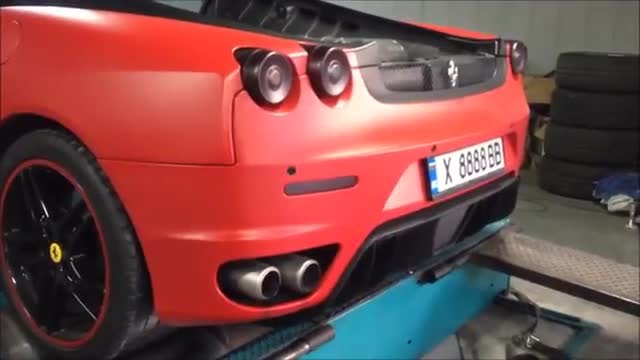 Българското Ferrari F430 519 h p 489 Nm by Madness Motorsport Software
