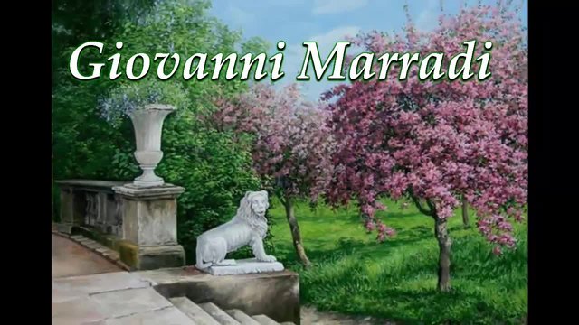 Къщи и градини,потънали в цветя ... (painting) ... (music Giovanni Marradi) ... ...