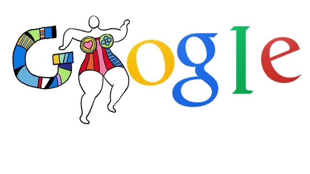 Niki de Saint Phalle (Google-Doodle) (2014) Ники де Сент-Фалль