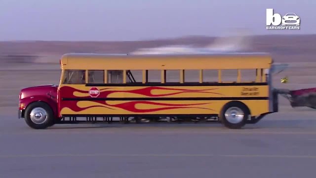 Най-бързият училищен автобус в света