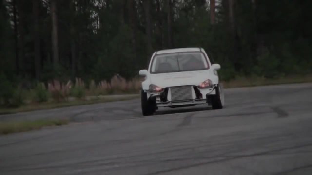 Corsa 4x4 drifting test
