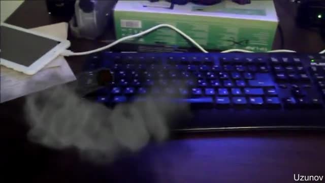 Smoke on my Desk - Simulation test
