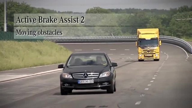 Mercedes Actros-активен спирачен асистент