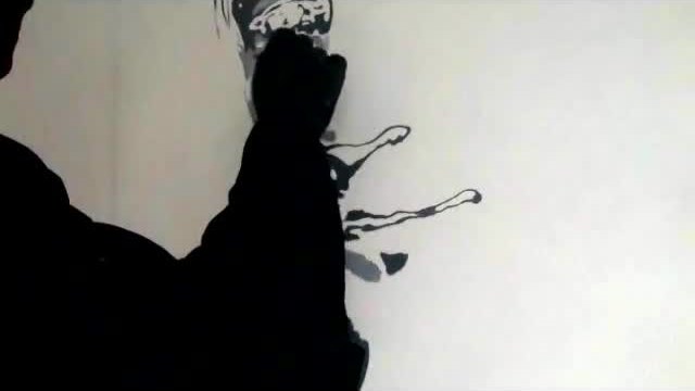 No Name-Рисуване на Кубрат Пулев с кръв..