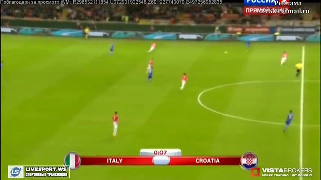 16.11.14 Италия - Хърватска 1:1 *квалификация за Европейско първенство 2016*