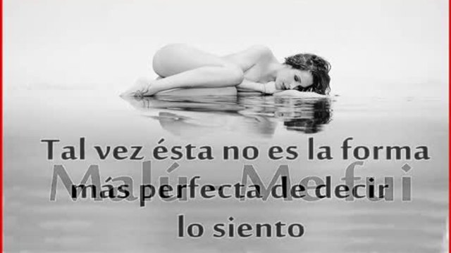 Malú - Me fui - Letra