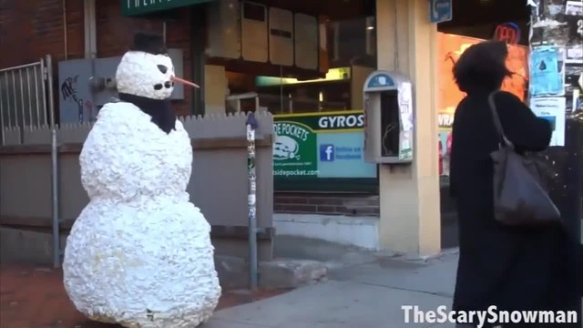 Подвижен снежен човек – Шега !