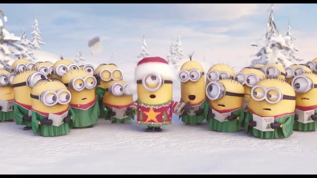 Весели Празници с песента Jingle Bells и Миньоните